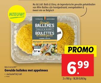 Balls & glory gevulde ballekes met appelmoes