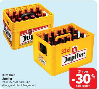 Krat bier Jupiler