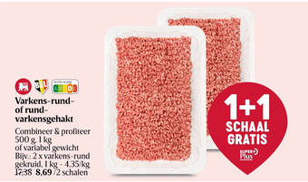 Varkens-rundof rundvarkensgehakt