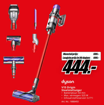 dyson V15 Origin Steelstofzuiger