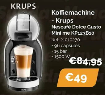 Krups Koffiemachine Nescafé Dolce Gusto Mini me KP123B10