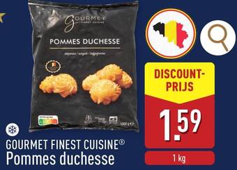 Gourmet finest cuisine Pommes duchesse