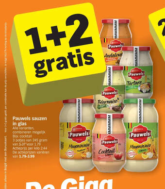 Pauwels sauzen in glas