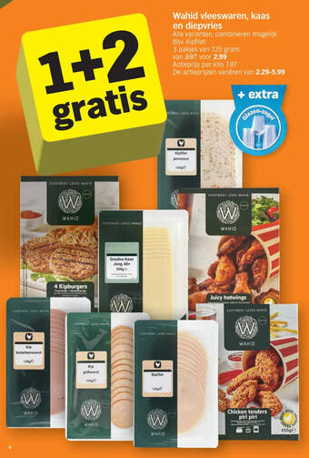 Wahid vleeswaren kaas en diepvries