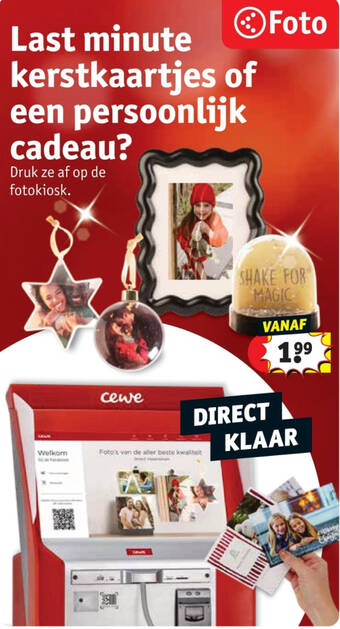 Last minute kerstkaartjes of een persoonlijk cadeau