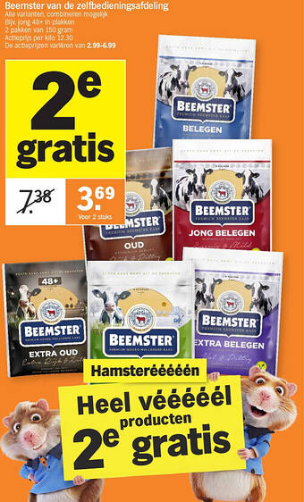 Beemster van de zelfbedieningsafdeling