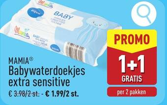 Mamia Babywaterdoekjes extra Sensitive