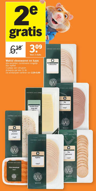 Wahid vleeswaren en kaas