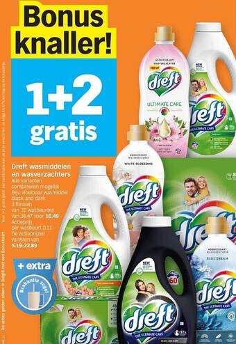 Dreft wasmiddelen en wasverzachters