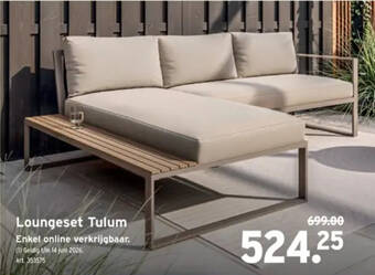 Loungeset Tulum