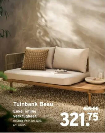 Tuinbank Beau