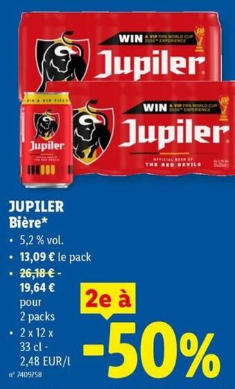 Jupiler Bière