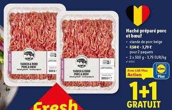 Haché Préparé Porc et Bœuf