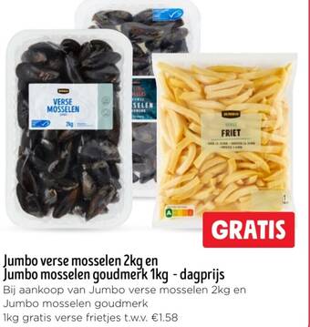 Jumbo verse mosselen