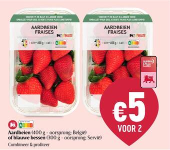 Aardbeien of blauwe bessen