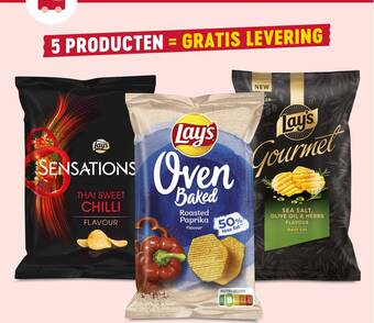 Lay's sensations, lay's oven baked, and lay's gourmet