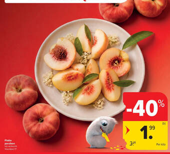 Platte perziken