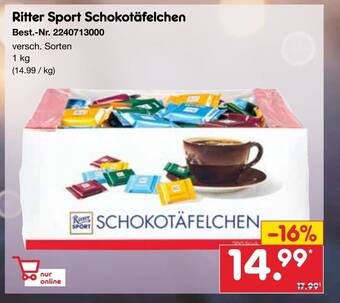 Ritter Sport Schokotäfelchen