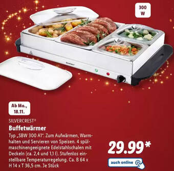 SILVERCREST Buffetwärmer