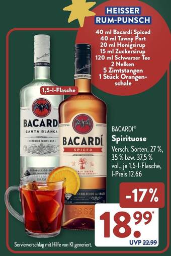 BACARDI Spirituose