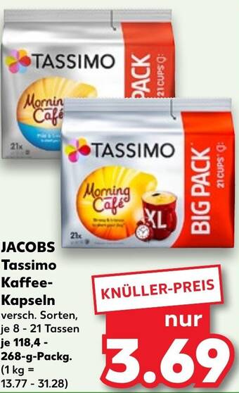 JACOBS Tassimo Kaffee- Kapseln