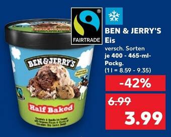 BEN & JERRY'S Eis