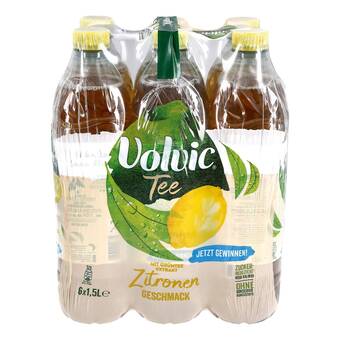 Volvic Tee Zitrone 1,5 Liter, 6er Pack