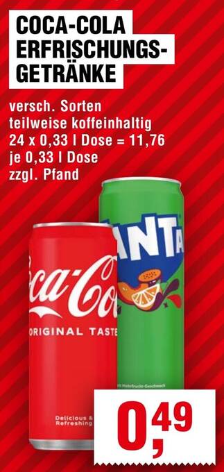COCA-COLA ERFRISCHUNGS- GETRÄNKE