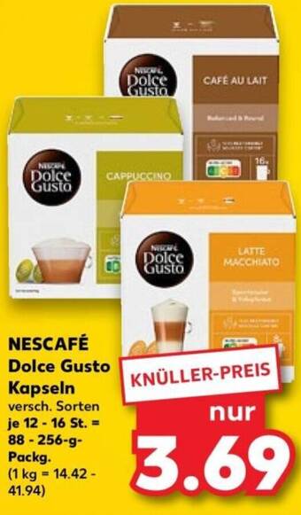 Nescafé Dolce Gusto Kapseln