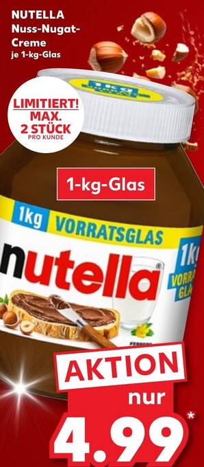 NUTELLA Nuss-Nugat- Creme