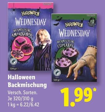 Halloween backmischung amerikaner