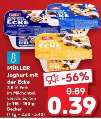 MÜLLER Joghurt mit der Ecke