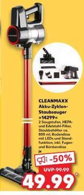 CLEANMAXX Akku-Zyklon-Staubsauger 14299