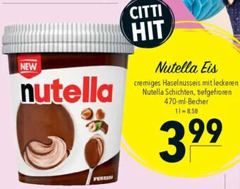 Nutella Eis