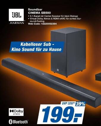 Jbl soundbar cinema sb580