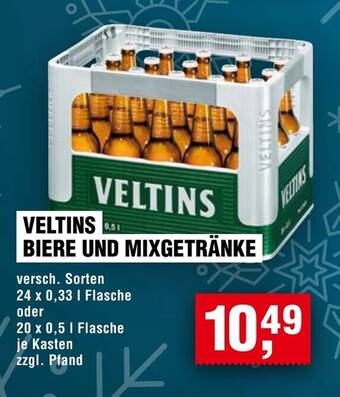 Veltins biere und mixgetränke