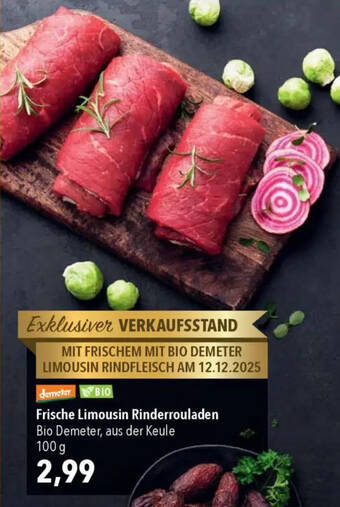 Frische Limousin Rinderrouladen