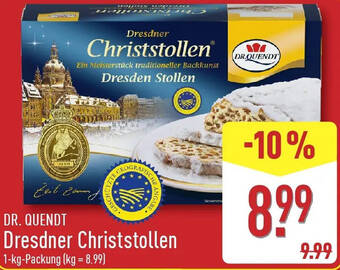 DR. QUENDT Dresdner Christstollen