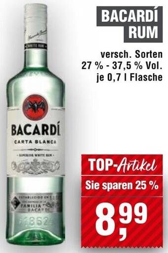 Bacardí rum