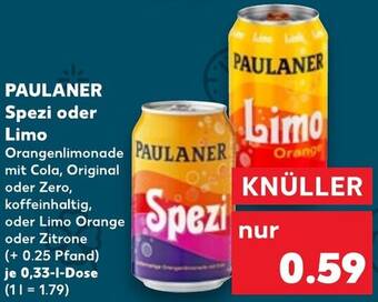 PAULANER Spezi oder Limo