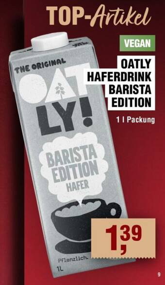 OATLY HAFERDRINK BARISTA EDITION