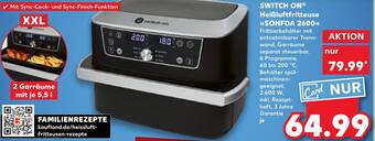 SWITCH ON Heißluftfritteuse SOHFDA 2600
