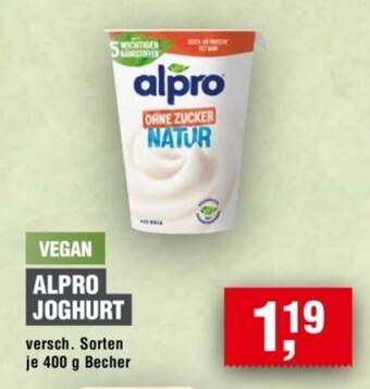 Alpro joghurt