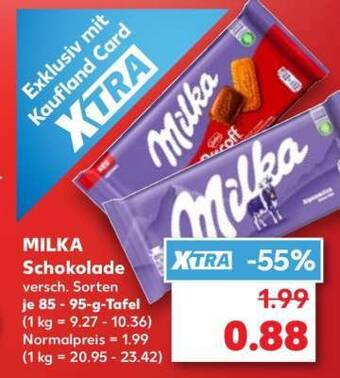 MILKA Schokolade