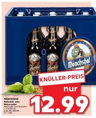 MÖNCHSHOF Kellerbier oder Naturradler