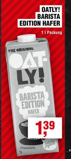 OATLY! BARISTA EDITION HAFER