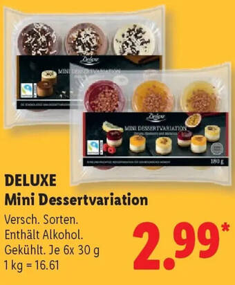 DELUXE Mini Dessertvariation
