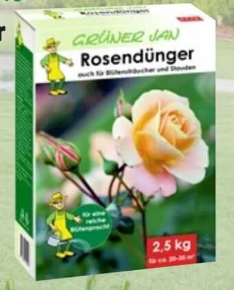 Grüner Jan Rosendünger
