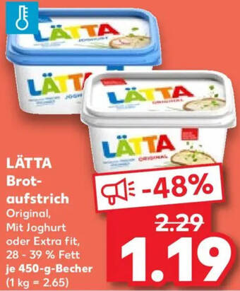 LÄTTA Brotaufstrich