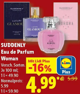SUDDENLY Eau de Parfum Woman